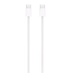 60W USB-C Charge Cable (1 m)-White ,60 watts,iPhone 15 Series.