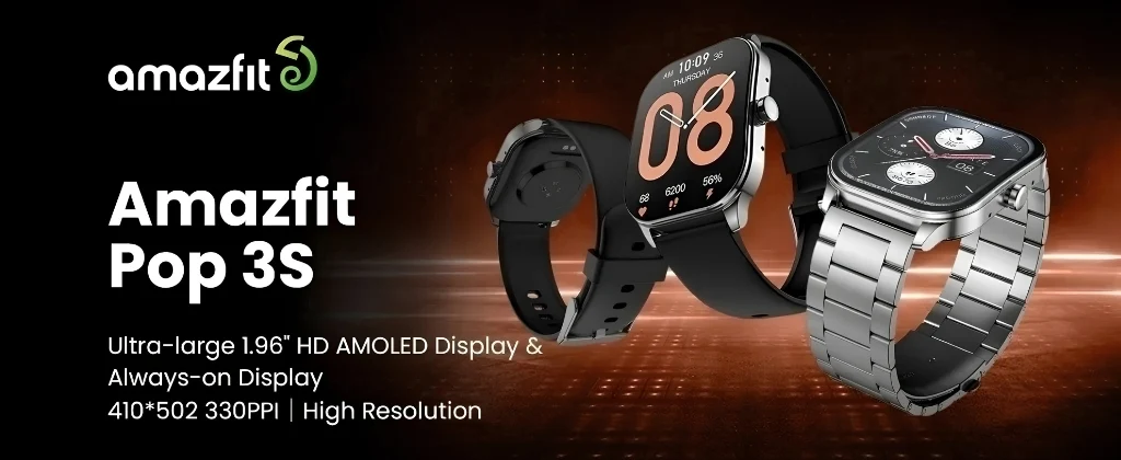 Amazfit Pop 3S BT Calling Smart Watch