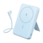 Anker Zolo 30W Magnetic Power Bank With Type C Cable -10000mAh,Blue