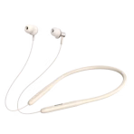 Baseus Bowie P1x In-Ear Neckband Wireless Earphones,Creamy White,25 hours of battery life.