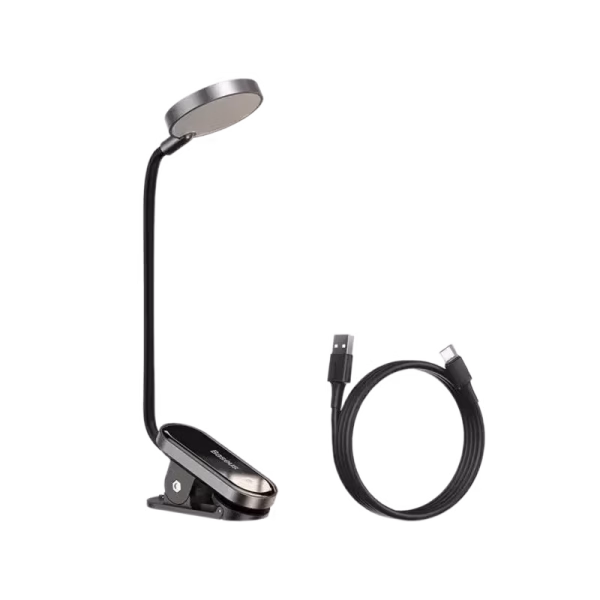 Baseus Comfort Mini Clip Reading Lamp-black,Charging time: 2 hours