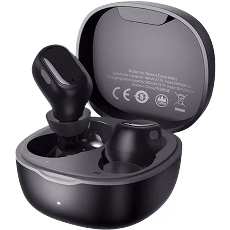 Baseus Encok WM01 TWS True Wireless Bluetooth Earphones,Black Baseus Encok WM01 TWS True Wireless Bluetooth Earphones,Black