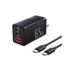 Baseus GaN5 Pro Fast Charger 2C+U 65W CN with Type C to C Cable 