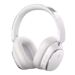 Baseus H1 pro Bowie Noise-Cancelling Wireless Headphone-white, with 40mm driver ,with 70 hours