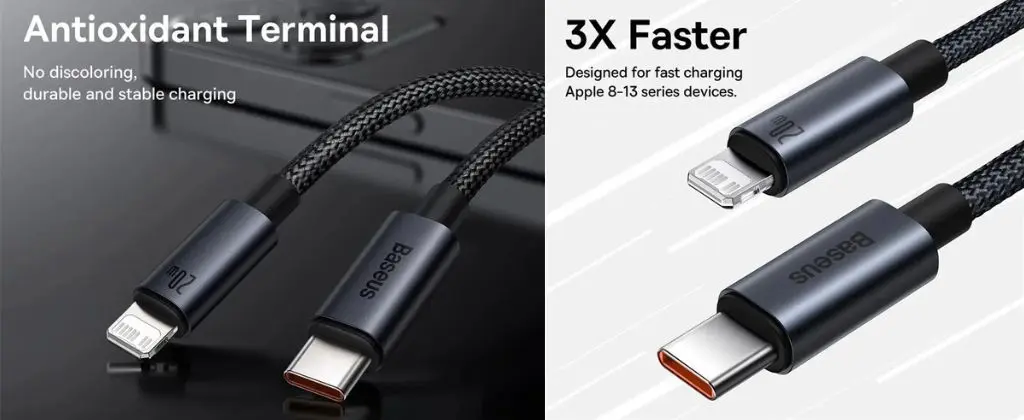Baseus Minimalist Series 20W PD Fast Charging Type-C to Lightning Data Cable