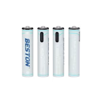 Beston AAA Lithium Rechargeable Battery with Type-C (4pcs)