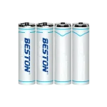 Beston AA Lithium Rechargeable Battery with Type-C (4pcs)