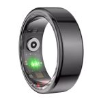 COLMI R02 Smart Ring Military Grade-bllackaterial: Stainless Steel Shell Health Tracking: Heart Rate, Blood Oxygen (SpO2), Sleep Monitoring, Stress Detection Fitness Tracking: Activity & Sports Monitoring Compatibility: Android & iOS Durability: Military-Grade Build