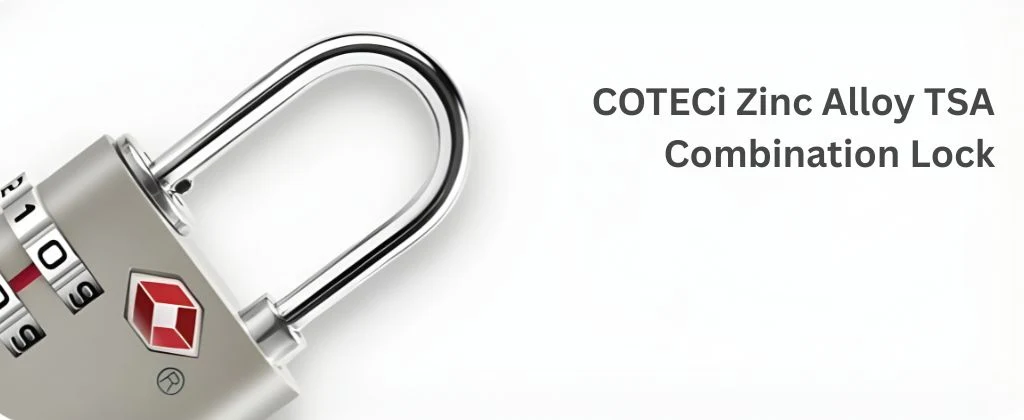 COTECi Zinc Alloy TSA 3-Digit Combination Lock (TR-001)