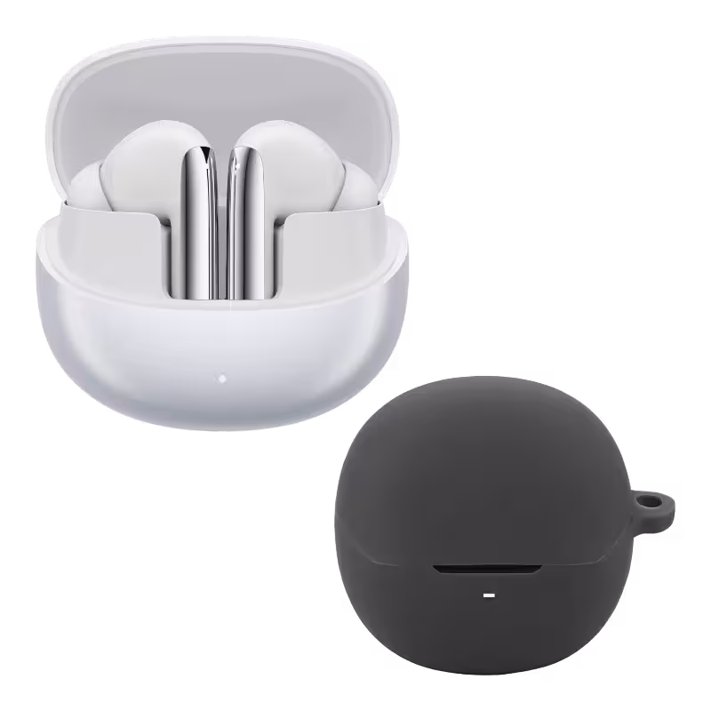 QCY HT08 Melobuds Pro ANC Earbuds with Silicone Case Cover QCY HT08 Melobuds Pro ANC Earbuds with Silicone Case Cover