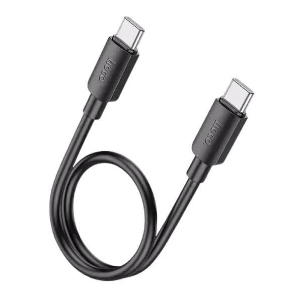Hoco X96 Hyper 60W fast charging data cable Type-C to Type-C-black,Type-C to Type-C (L=0.25m)