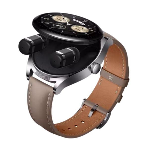 Huawei Watch Buds-silver,13 with stress-busting services,Smart 24/7 heart rate
