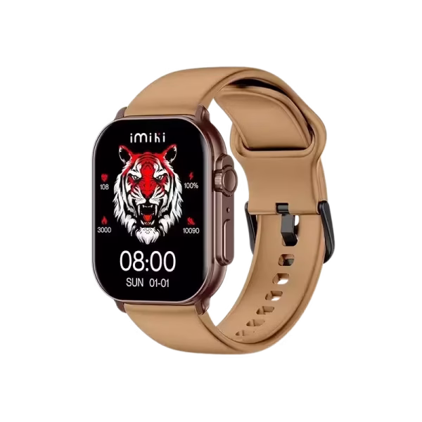 IMILAB IMIKI SF1E Smart Watch-Brown,AMOLED displayUnbelievable 30 days battery life ,