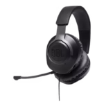 JBL Quantum 100 Wired Gaming Headset-blackaudio jack: 3.5mm jackCommunication: Wired Volume Control: Yes Sensitivity: 116dB Wireless Type: None Is wireless: No Line Length: 1.2m Function: Sport Plug Type: Line Type Connectors: 3.5mm