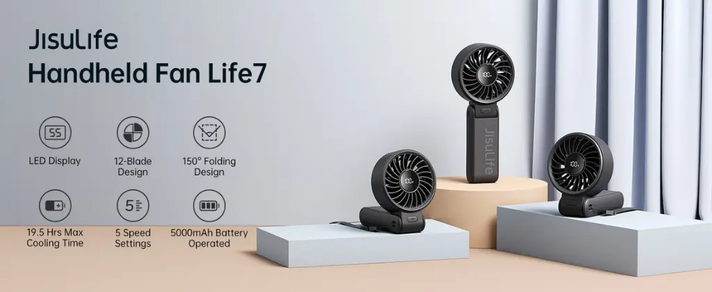 JISULIFE Life 7 Handheld Fan
