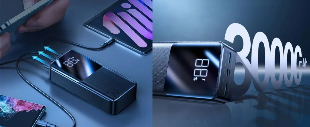 JOYROOM JR-QP193 30000mah 22.5W Fast Charging Power Bank