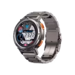KOSPET TANK T2 Smartwatch-Silver,Always-On DisplayMega Battery LifeAMOLED Retina Display.