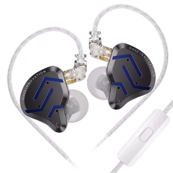 KZ ZSN PRO 2 Professional Hybrid Technology In-Ear Monitor,Black,The DD&BA Hybrid Technology surpasses competitors to deliver an unparalleled audio experience