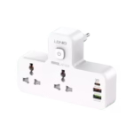 LDNIO SC2311 20W 3-Port USB Charger Extension Power Strip