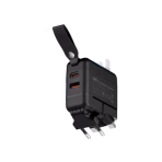 Ldnio 65W GaN Supper Fast Charger Q2618 Universal Travel Fast Charger,black