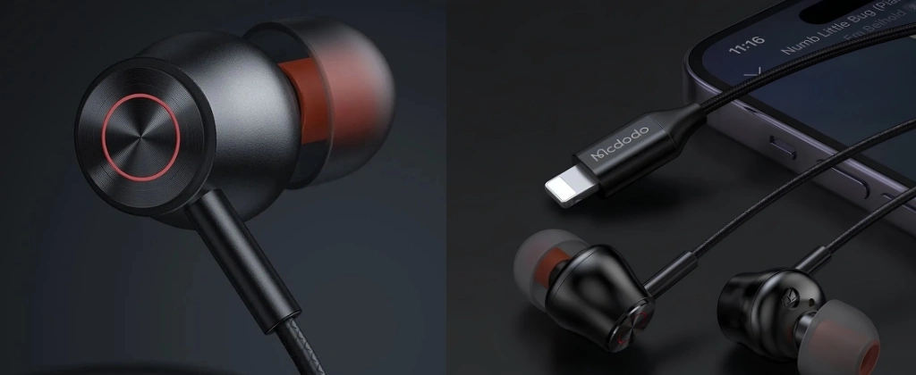 Mcdodo HP3480 Stereo Lightning Wired Earphone