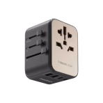 Momax UA9 1-World PD35W 5 Ports + AC Travel Adapter,Black