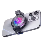 Plextone UF1 RGB Magnetic Radiator Phone Cooler Magnetic lock-on mechanism keeps the cooler stuck like a loyal sidekick in every battle Copper-core motor kicks in fast to blast away heat before lag even spawns Compact enough to fit in pocket, powerful enough to tame thermal meltdowns mid-match RGB lighting does beyond just flex - keeps the vibe alive at 2AM gaming marathons Game harder, stay cooler, and let UF1 handle the heat while you stay locked in Type C interface delivers fast power with zero drama so you can jump straight in