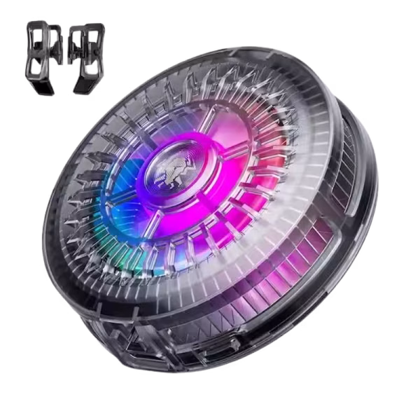 Plextone UF1 RGB Magnetic Radiator Phone Cooler Magnetic lock-on mechanism keeps the cooler stuck like a loyal sidekick in every battle Copper-core motor kicks in fast to blast away heat before lag even spawns Compact enough to fit in pocket, powerful enough to tame thermal meltdowns mid-match RGB lighting does beyond just flex - keeps the vibe alive at 2AM gaming marathons Game harder, stay cooler, and let UF1 handle the heat while you stay locked in Type C interface delivers fast power with zero drama so you c