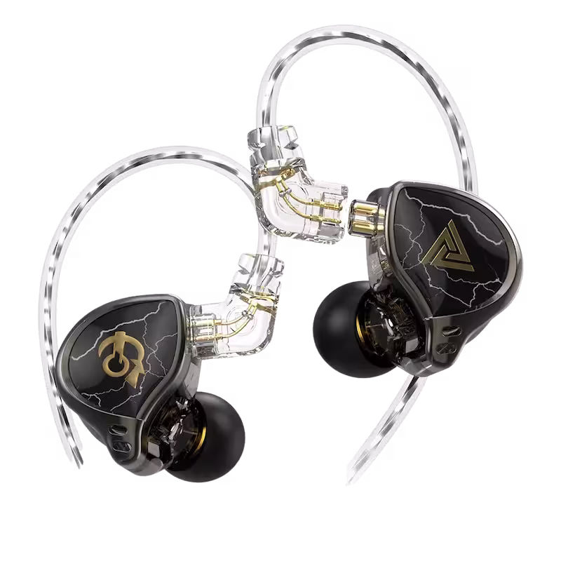 QKZ x HBB 10mm Titanium-Coated Diaphragm Driver Earphones (With Mic)-