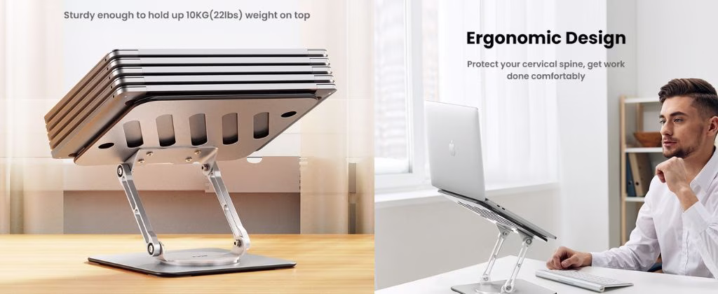 Rock RPH1006 AirLift Ultra Light Adjustable Laptop Stand