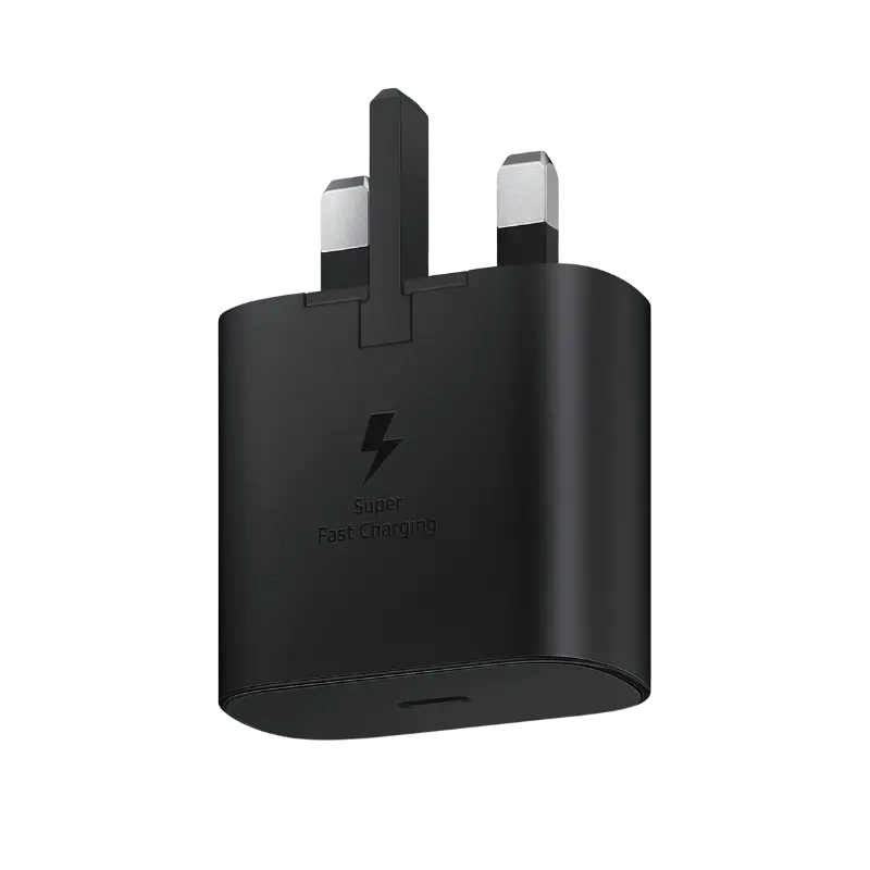 Samsung 25W USB-C Power Adapter black 3 pin Samsung 25W USB-C Power Adapter