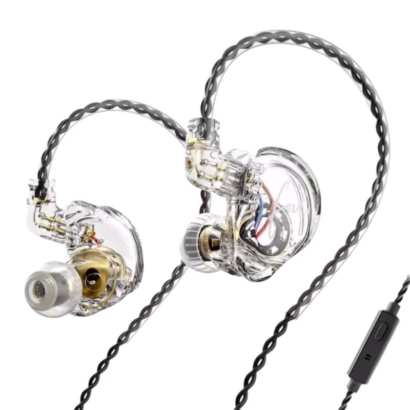 TRN CS4 10MM Dual Magnetic Circuit Dynamic Drive In Ear Earphones (3.5mm)