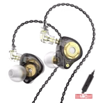 TRN MT1 Pro Professional Hi-Fi Dynamic Driver In-Ear Monitor Earphone,Black