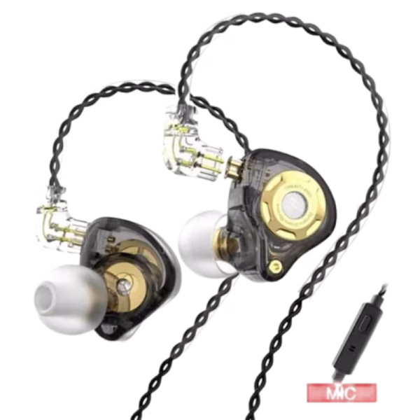 TRN MT1 Pro Professional Hi-Fi Dynamic Driver In-Ear Monitor Earphone,Black