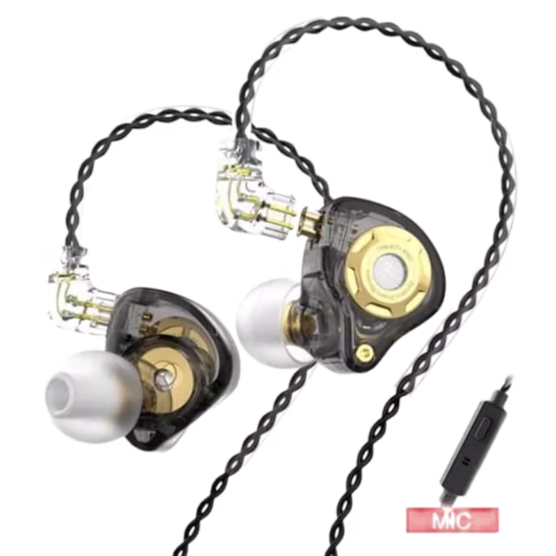 TRN MT1 Pro Professional Hi-Fi Dynamic Driver In-Ear Monitor Earphone,Black