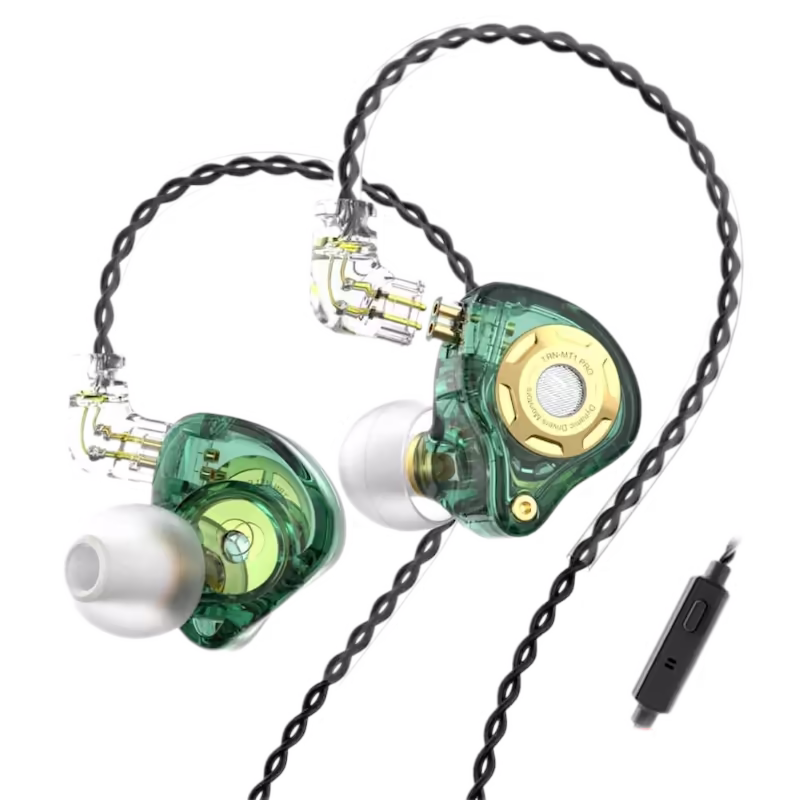 TRN MT1 Pro Professional Hi-Fi Dynamic Driver In-Ear Monitor Earphone,Green TRN MT1 Pro Professional Hi-Fi Dynamic Driver In-Ear Monitor Earphone,Green