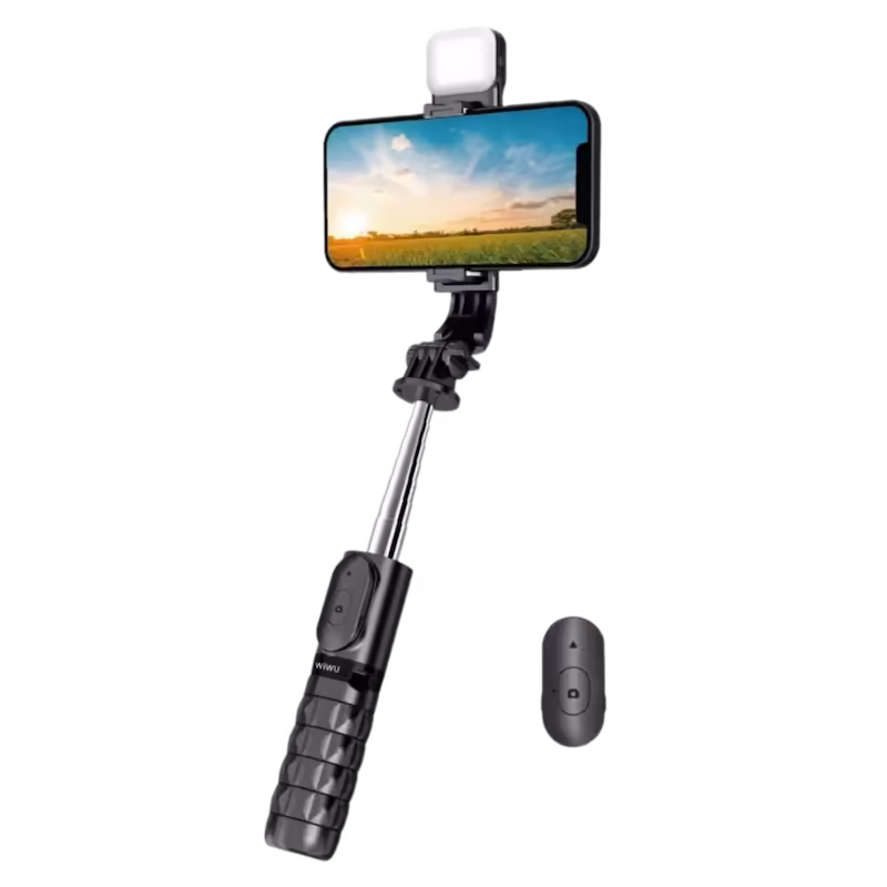 The WiWU Selfie Stick Fill Light Tripod Wi-SE002
