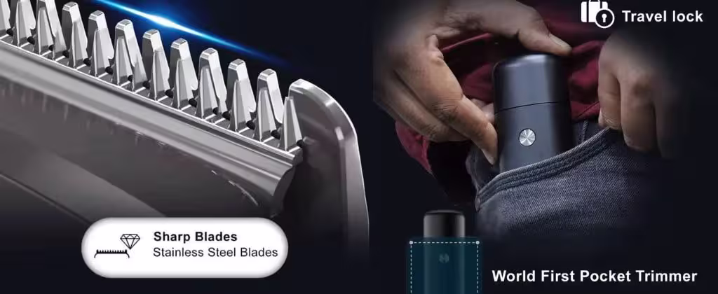 VGR V-932 – Premium Professional Pocket Hair Trimmer