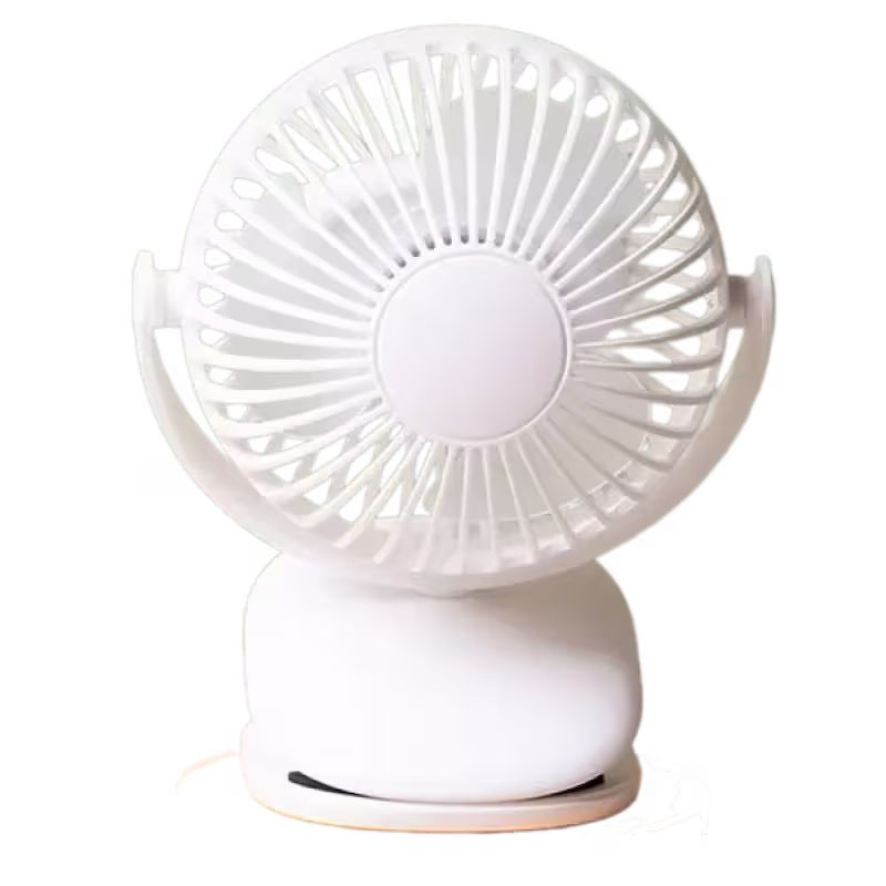 WiWU FS03 2 in 1 Table Clip Fan-whiteUp to 8 hours of battery life