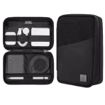 WiWU Macbook Mate Electronic Storage Bag-black,Selected high-quality waterproof fabric, splash-proof and wear resistant Exquisite stitches show a tidy appearance and durability Large capacity, multiple compartments for better storage Zipper design for convenient use