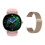 Zeblaze Watch Lily 2 Dual Strap Amoled Display Smartwatch,Misty Pink