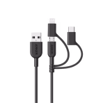 Anker PowerLine ii 3-in1 Cable Features 3-in-1 multi cable solution provides you wide range products charging capability; Various device and accessories compatibility including devices, Headphones and more; One cable to all usage from USB-C, Micro-USB and even Apple’s Lightning; Suitable with Apple’s new iPhone 15 series with USB-C port; Made from “Bulletproof Fiber Core”, that provides long-lasting performance; MFi certification from Apple ensures strict quality testing, faster & safer charging; Strong built quality with a 12 thousand bending tested, that makes it Super Durable. Anker PowerLine ii 3-in1 Cable The Anker PowerLine II 3-in-1 – your go-to solution for all your charging needs! This popular multi-cable offers a versatile 3-in-1 design, compatible with a wide range of devices and accessories, including headphones. Whether it's USB-C, Micro-USB, or Apple's Lightning, this cable has you covered. It even suits the latest iPhone 15 series with a USB-C port. Crafted from "Bulletproof Fiber Core," it ensures long-lasting performance and undergoes rigorous testing with MFi certification from Apple, guaranteeing faster and safer charging. With a robust build quality and a whopping 12 thousand bending tests, the Anker PowerLine II 3-in-1 is super durable and the ultimate cable solution for all your charging matters! Anker PowerLine II 3-in-1 Cable - 3ft Price in Bangladesh Buy original Anker PowerLine II 3-in-1 Cable - 3ft  at the best price in Bangladesh from Shei Tech. From chargers, cables, power banks, to earbuds and smartwatches — we have it all! Shop now for authentic accessories, fast delivery, and unbeatable deals.  Why Choose Shei Tech – Best Gadget Shop in Bangladesh Looking for the best place to buy gadgets online in Bangladesh? Welcome to Shei Tech, your onestop destination for authentic and top-quality gadgets at best prices. Whether you're searching for the latest wireless earbuds, smartwatches or other premium tech accessories, Shei Tech is the trusted gadget shop in Bangladesh.  We offer a fast, secure, and user-friendly online shopping experience, making it easy to order the latest gadgets in Bangladesh from the comfort of your home. All our products, including the popular  Anker PowerLine II 3-in-1 Cable - 3ft , are 100% original and authentic products. At Shei Tech, we are committed to providing the best tech deals, exclusive gadget launches and reliable delivery across Bangladesh. Our expert team ensures every customer receives excellent service and genuine products