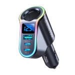JOYROOM JR-CL21 150W Car Charger with LED Digital Display Features  150W total output power – suitable for multiple devices simultaneously 2 cigarette lighter sockets + 3 USB-A ports + 1 Type-C port Fast charging support (PD + QC3.0) for smartphones, tablets, GPS, and dash cams Built-in LED digital display shows real-time car battery voltage status Independent on/off power switches for cigarette lighter sockets Multiple safety protections – safeguards against over-current, over-voltage, overheating, and short circuits Compatible with 12V/24V vehicles including cars, SUVs, and trucks Compact and durable design with non-slip mounting for convenience JOYROOM JR-CL21 150W Car Charger with LED Digital Display The JOYROOM JR-CL21 150W Car Charger is a multifunctional in-car power hub that keeps all your devices charged on the go. With its dual cigarette lighter sockets and multiple fast-charging USB ports, it can power smartphones, tablets, dash cams, car refrigerators, and other electronics at the same time. The smart LED display helps you monitor your vehicle’s battery in real time, while advanced protection ensures safe and reliable charging. Perfect for road trips, professional drivers, and everyday commutes. JOYROOM JR-CL21 150W Car Charger with LED Digital Display Price in Bangladesh Buy original JOYROOM JR-CL21 150W Car Charger with LED Digital Display at the best price in Bangladesh from Shei Tech. From chargers, cables, power banks, to earbuds and smartwatches — we have it all! Shop now for authentic accessories, fast delivery, and unbeatable deals.  Why Choose Shei Tech – Best Gadget Shop in Bangladesh Looking for the best place to buy gadgets online in Bangladesh? Welcome to Shei Tech, your onestop destination for authentic and top-quality gadgets at best prices. Whether you're searching for the latest wireless earbuds, smartwatches or other premium tech accessories, Shei Tech is the trusted gadget shop in Bangladesh.  We offer a fast, secure, and user-friendly online shopping experience, making it easy to order the latest gadgets in Bangladesh from the comfort of your home. All our products, including the popular JOYROOM JR-CL21 150W Car Charger with LED Digital Display, are 100% original and authentic products. At Shei Tech, we are committed to providing the best tech deals, exclusive gadget launches and reliable delivery across Bangladesh. Our expert team ensures every customer receives excellent service and genuine products.