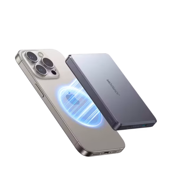 Joyroom JR-PBM08 Pro 20W Metal Magnetic Wireless Power Bank 10000mAh  Feature Lithium polymer battery capacity: 10000mAh 3.85V(19.25Wh) Rated capacity: 6000mAh (5V=2.4A) Lightning Input: 5V=2.4A (12W) Type-C input: 5V=3A, 9V=2A (18W) Type-C output: 5V=2.4A, 9V=2.22A, 12V=1.67A (20W) Wireless charging output: 5W/7.5W/10W/15W (max) Multi-port output: 5V=3A(Max) Dual Input Ports: Equipped with two input ports: Type-C and IP port, for versatile charging options Strong Magnetic Connection: The 10N strong magnet ensures stable attachment to your device without falling off PD 20W Fast Charging: Experience charging speeds up to 3 times faster with 20W PD fast charging support Dual Charging Modes: Enjoy the flexibility of wired 20W fast charging and 15W wireless charging High-Capacity Power: With a 10,000mAh capacity, this power bank can charge your phone approximately two times Bi-Directional Fast Charging: The Type-C port supports both input and output fast charging for greater convenience Joyroom JR-PBM08 Pro 20W Metal Magnetic Wireless Power Bank 10000mAh A sleek and ultra-thin metal power bank designed for fast, convenient charging on the go. Featuring a 10,000mAh capacity, it supports 20W wired fast charging and up to 15W magnetic wireless charging compatible with MagSafe devices. The strong magnetic alignment ensures stable wireless charging, while dual input ports (USB-C and Lightning) offer versatile recharging options. Its compact design makes it perfect for carrying anywhere, delivering reliable power for smartphones, earbuds, and other devices. Joyroom JR-PBM08 Pro 20W Metal Magnetic Wireless Power Bank 10000mAh Price in Bangladesh Buy original Joyroom JR-PBM08 Pro 20W Metal Magnetic Wireless Power Bank 10000mAh  at the best price in Bangladesh from Shei Tech. From chargers, cables, power banks, to earbuds and smartwatches — we have it all! Shop now for authentic accessories, fast delivery, and unbeatable deals.  Why Choose Shei Tech – Best Gadget Shop in Bangladesh Looking for the best place to buy gadgets online in Bangladesh? Welcome to Shei Tech, your onestop destination for authentic and top-quality gadgets at best prices. Whether you're searching for the latest wireless earbuds, smartwatches or other premium tech accessories, Shei Tech is the trusted gadget shop in Bangladesh.  We offer a fast, secure, and user-friendly online shopping experience, making it easy to order the latest gadgets in Bangladesh from the comfort of your home. All our products, including the popular  Joyroom JR-PBM08 Pro 20W Metal Magnetic Wireless Power Bank 10000mAh , are 100% original and authentic products. At Shei Tech, we are committed to providing the best tech deals, exclusive gadget launches and reliable delivery across Bangladesh. Our expert team ensures every customer receives excellent service and genuine products.