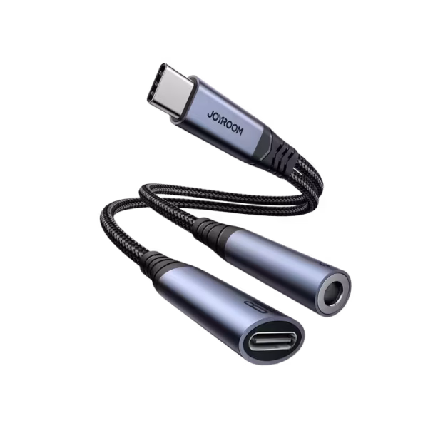 JOYROOM SY C03 2 in 1 Audio Adapter Features Dual functionality: allows simultaneous charging and audio output. Compact and portable design for easy carry. High-quality audio transmission with minimal loss. Durable build for long-term use. Connector type: USB-C to 3.5mm+USB-C Function: audio transmission/charging Charging power: 60W Material: aluminum alloy + braided nylon JOYROOM SY C03 2 in 1 Audio Adapter The JOYROOM SY C02 2-in-1 Audio Adapter is designed for users who want to listen to music and charge their device at the same time. With its compact design and high-quality audio support, it ensures uninterrupted entertainment while keeping your device powered. Ideal for travel, work, or daily commuting. JOYROOM SY C03 2 in 1 Audio Adapter Price in Bangladesh Buy original JOYROOM SY C03 2 in 1 Audio Adapter  at the best price in Bangladesh from Shei Tech. From chargers, cables, power banks, to earbuds and smartwatches — we have it all! Shop now for authentic accessories, fast delivery, and unbeatable deals.  Why Choose Shei Tech – Best Gadget Shop in Bangladesh Looking for the best place to buy gadgets online in Bangladesh? Welcome to Shei Tech, your onestop destination for authentic and top-quality gadgets at best prices. Whether you're searching for the latest wireless earbuds, smartwatches or other premium tech accessories, Shei Tech is the trusted gadget shop in Bangladesh.  We offer a fast, secure, and user-friendly online shopping experience, making it easy to order the latest gadgets in Bangladesh from the comfort of your home. All our products, including the popular JOYROOM SY C03 2 in 1 Audio Adapter, are 100% original and authentic products. At Shei Tech, we are committed to providing the best tech deals, exclusive gadget launches and reliable delivery across Bangladesh. Our expert team ensures every customer receives excellent service and genuine products.