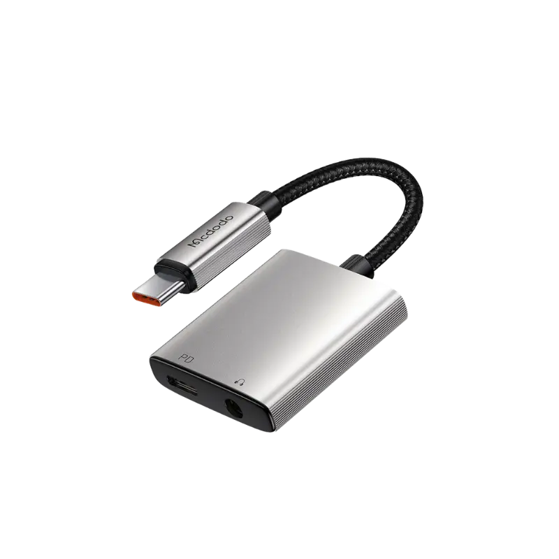 Mcdodo CA-5050 2 in 1 Audio Converter (1) Mcdodo CA-5050 2 in 1 Audio Converter
