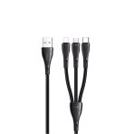 Mcdodo Mamba Series 3 in 1 USB To Lightning, Type C, Micro USB Charging Cable Features 3-in-1: Lightning + Micro USB + USB-C  Length: 1.2 meters Fast charging up to 3A (max) Smart chip for intelligent power distribution Durable nylon braided exterior Reinforced stress points for extended lifespan Compatible with most Android & iOS devices Mcdodo Mamba Series 3 in 1 USB To Lightning, Type C, Micro USB Charging Cable The MCDODO CA6960 Mamba Series is a high-performance 3-in-1 charging cable that features Lightning, Micro USB, and Type-C connectors—all in one durable, tangle-free design. With a total length of 1.2 meters, this cable supports fast charging up to 3A, making it perfect for powering multiple devices simultaneously. Built with nylon braided material and reinforced joints, it’s engineered to withstand over 10,000 bends, ensuring long-lasting durability. The smart chip inside ensures stable and safe charging, while its wide compatibility makes it suitable for most smartphones, tablets, and gadgets. Mcdodo Mamba Series 3 in 1 USB To Lightning, Type C, Micro USB Charging Cable Price in Bangladesh  Buy original Mcdodo Mamba Series 3 in 1 USB To Lightning, Type C, Micro USB Charging Cable  at the best price in Bangladesh from Shei Tech. From chargers, cables, power banks, to earbuds and smartwatches — we have it all! Shop now for authentic accessories, fast delivery, and unbeatable deals.  Why Choose Shei Tech – Best Gadget Shop in Bangladesh Looking for the best place to buy gadgets online in Bangladesh? Welcome to Shei Tech, your onestop destination for authentic and top-quality gadgets at best prices. Whether you're searching for the latest wireless earbuds, smartwatches or other premium tech accessories, Shei Tech is the trusted gadget shop in Bangladesh.  We offer a fast, secure, and user-friendly online shopping experience, making it easy to order the latest gadgets in Bangladesh from the comfort of your home. All our products, including the popular  Mcdodo Mamba Series 3 in 1 USB To Lightning, Type C, Micro USB Charging Cable , are 100% original and authentic products. At Shei Tech, we are committed to providing the best tech deals, exclusive gadget launches and reliable delivery across Bangladesh. Our expert team ensures every customer receives excellent service and genuine products.