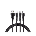 Mcdodo Mamba Series 3 in 1 USB To Lightning, Type C, Micro USB Charging Cable Features 3-in-1: Lightning + Micro USB + USB-C  Length: 1.2 meters Fast charging up to 3A (max) Smart chip for intelligent power distribution Durable nylon braided exterior Reinforced stress points for extended lifespan Compatible with most Android & iOS devices Mcdodo Mamba Series 3 in 1 USB To Lightning, Type C, Micro USB Charging Cable The MCDODO CA6960 Mamba Series is a high-performance 3-in-1 charging cable that features Lightning, Micro USB, and Type-C connectors—all in one durable, tangle-free design. With a total length of 1.2 meters, this cable supports fast charging up to 3A, making it perfect for powering multiple devices simultaneously. Built with nylon braided material and reinforced joints, it’s engineered to withstand over 10,000 bends, ensuring long-lasting durability. The smart chip inside ensures stable and safe charging, while its wide compatibility makes it suitable for most smartphones, tablets, and gadgets. Mcdodo Mamba Series 3 in 1 USB To Lightning, Type C, Micro USB Charging Cable Price in Bangladesh  Buy original Mcdodo Mamba Series 3 in 1 USB To Lightning, Type C, Micro USB Charging Cable  at the best price in Bangladesh from Shei Tech. From chargers, cables, power banks, to earbuds and smartwatches — we have it all! Shop now for authentic accessories, fast delivery, and unbeatable deals.  Why Choose Shei Tech – Best Gadget Shop in Bangladesh Looking for the best place to buy gadgets online in Bangladesh? Welcome to Shei Tech, your onestop destination for authentic and top-quality gadgets at best prices. Whether you're searching for the latest wireless earbuds, smartwatches or other premium tech accessories, Shei Tech is the trusted gadget shop in Bangladesh.  We offer a fast, secure, and user-friendly online shopping experience, making it easy to order the latest gadgets in Bangladesh from the comfort of your home. All our products, including the popular  Mcdodo Mamba Series 3 in 1 USB To Lightning, Type C, Micro USB Charging Cable , are 100% original and authentic products. At Shei Tech, we are committed to providing the best tech deals, exclusive gadget launches and reliable delivery across Bangladesh. Our expert team ensures every customer receives excellent service and genuine products.