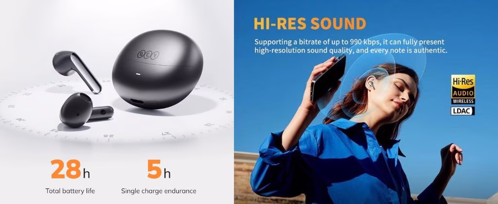 Qcy Ailybuds Pro Plus ANC TWS Earbuds