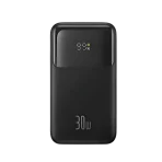 Baseus Comet Series Dual-Cable Digital Display Fast Charge Power Bank 20000mAh 30W black